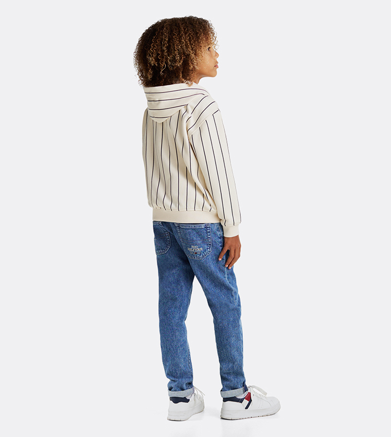 Striped Hooded Jacket