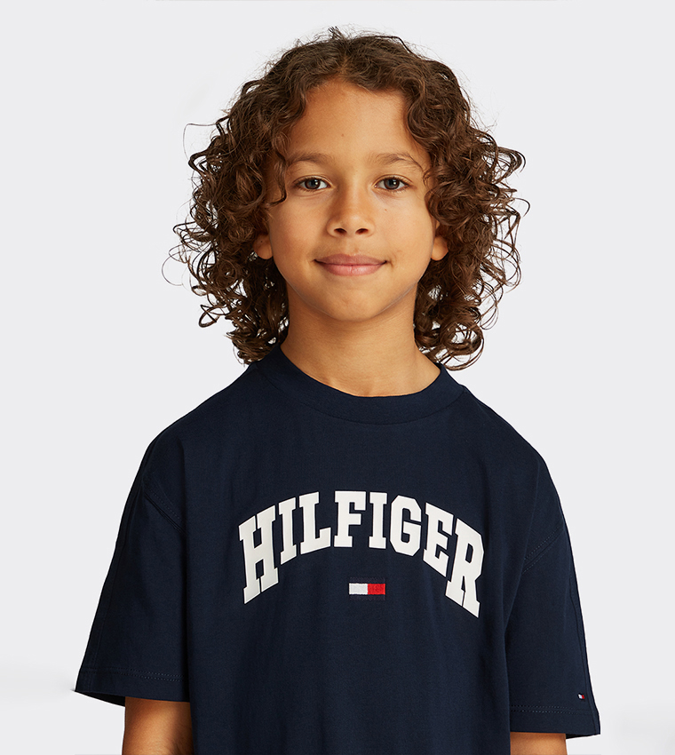 Logo Detail Crew Neck T-Shirt