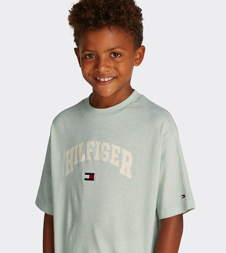 Logo Detail Crew Neck T-Shirt