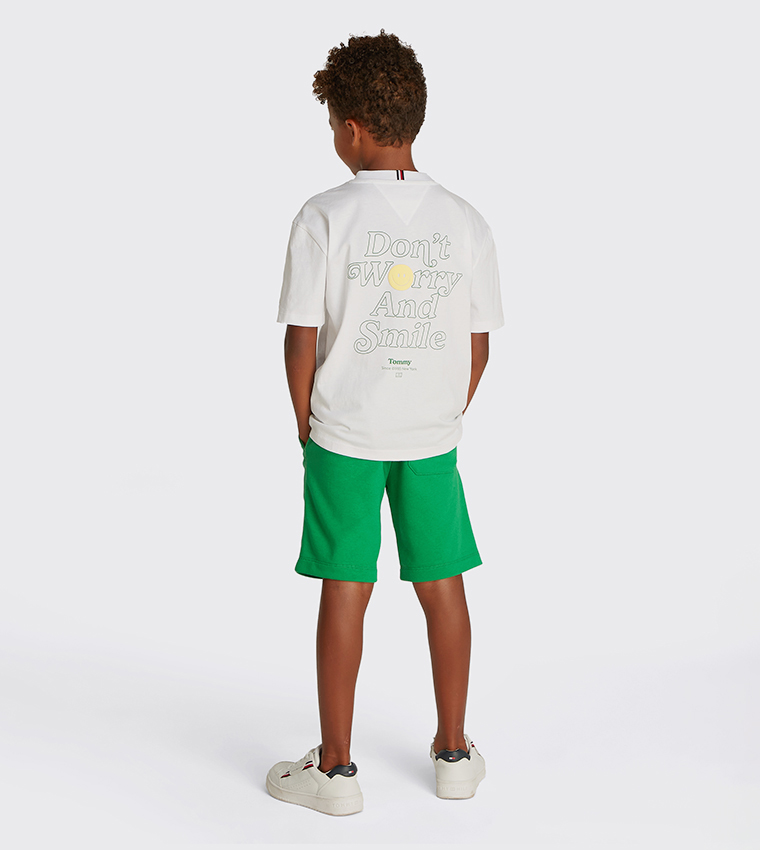 Back Printed Crew Neck T-Shirt