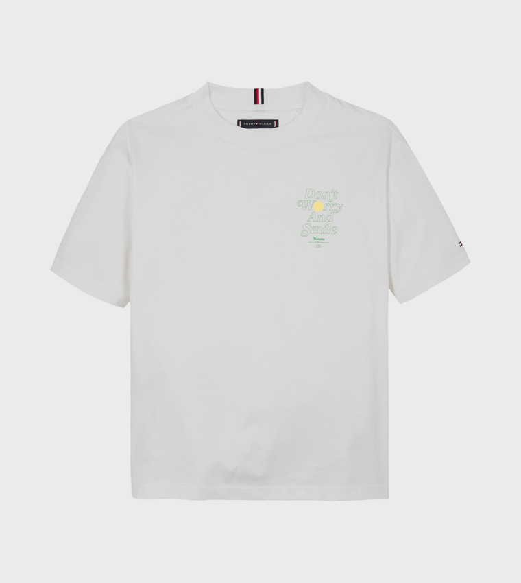 Back Printed Crew Neck T-Shirt