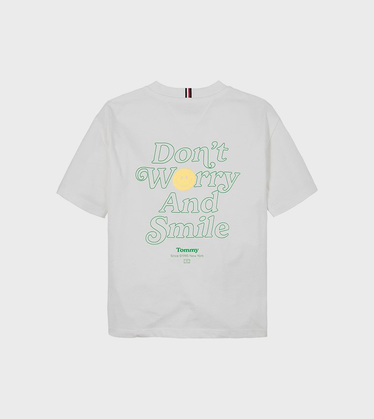 Back Printed Crew Neck T-Shirt