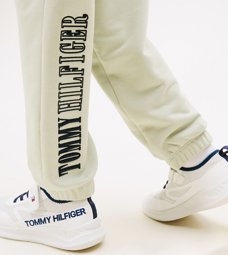 Logo Detail Drawstring Waist Joggers