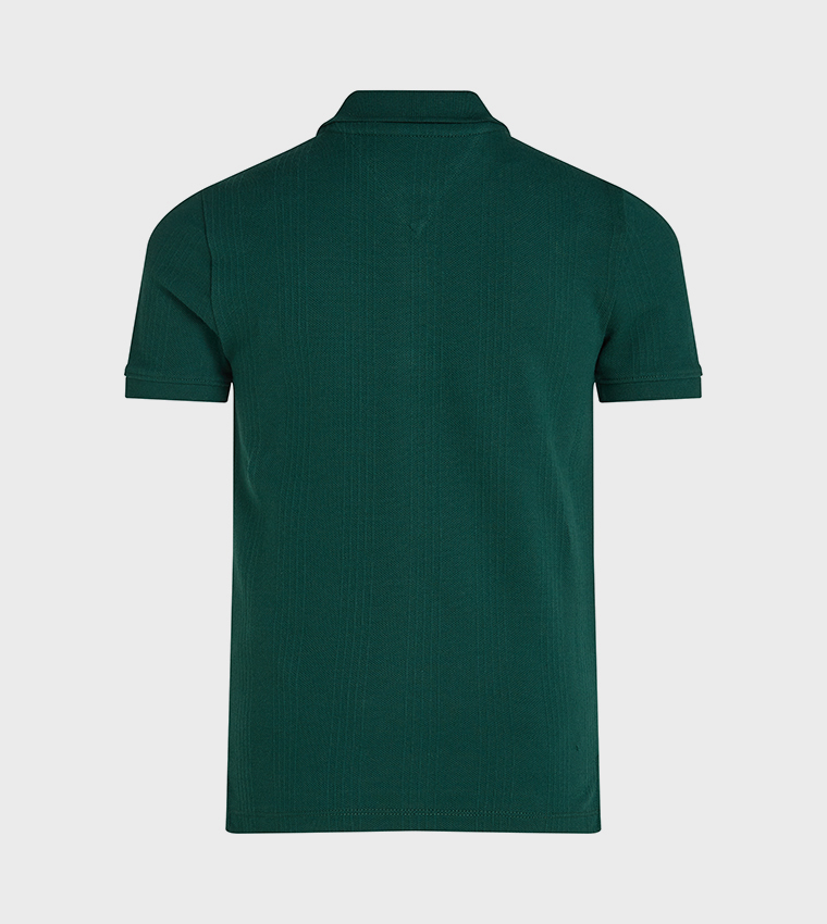 Textured Pique Polo T-Shirt