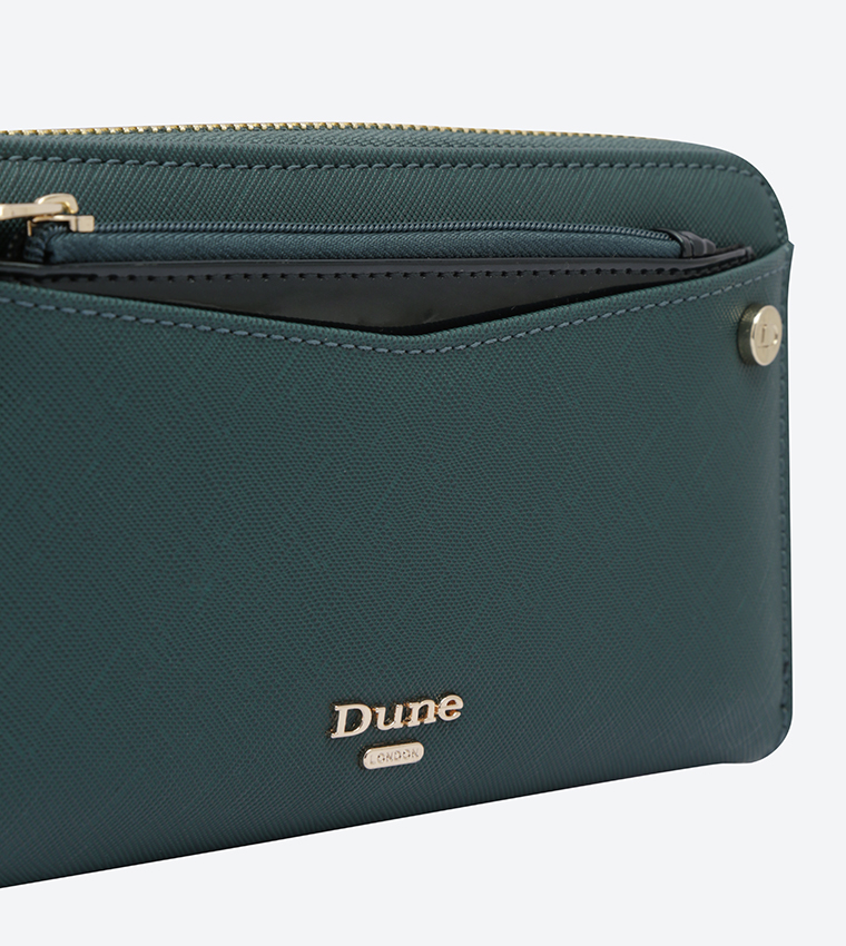 Buy Dune London Removable Pouch Wallet Green KBECCI In Green