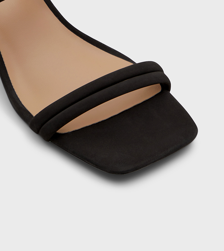 KEELAY Open Toe Block Heel Sandals