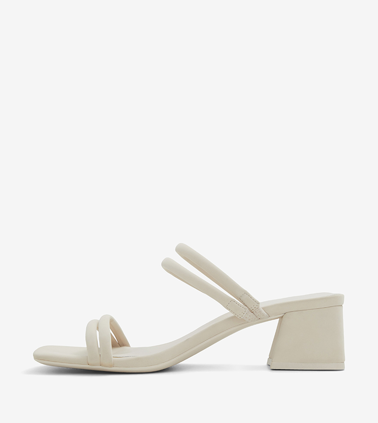 KEELAY Open Toe Block Heel Sandals