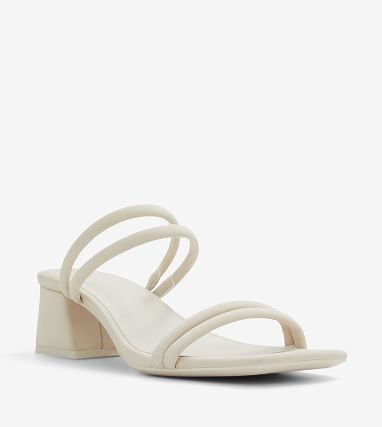KEELAY Open Toe Block Heel Sandals