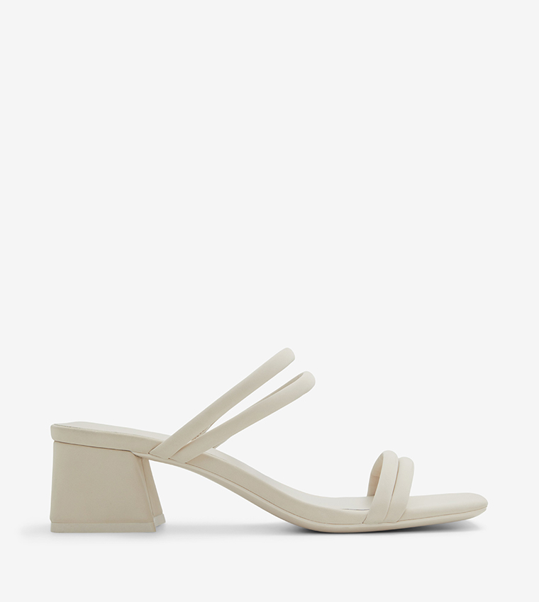 KEELAY Open Toe Block Heel Sandals