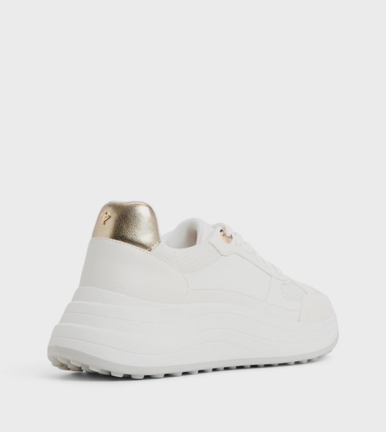 KENBARRY Lace Up Chunky Sneakers