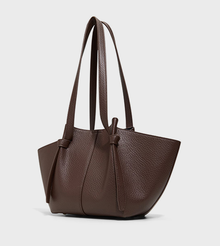 KENYAA Textured Shoulder Bag