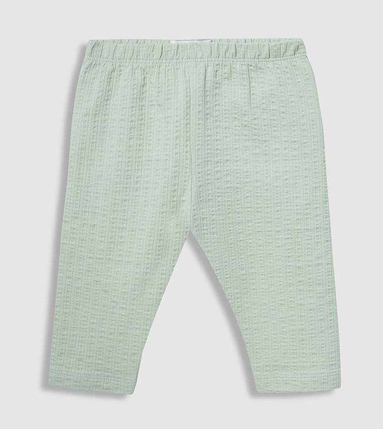 Textured Long Sleeves Pyjama Set