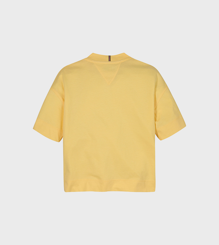 Logo Detail Mélange Varsity T-Shirt