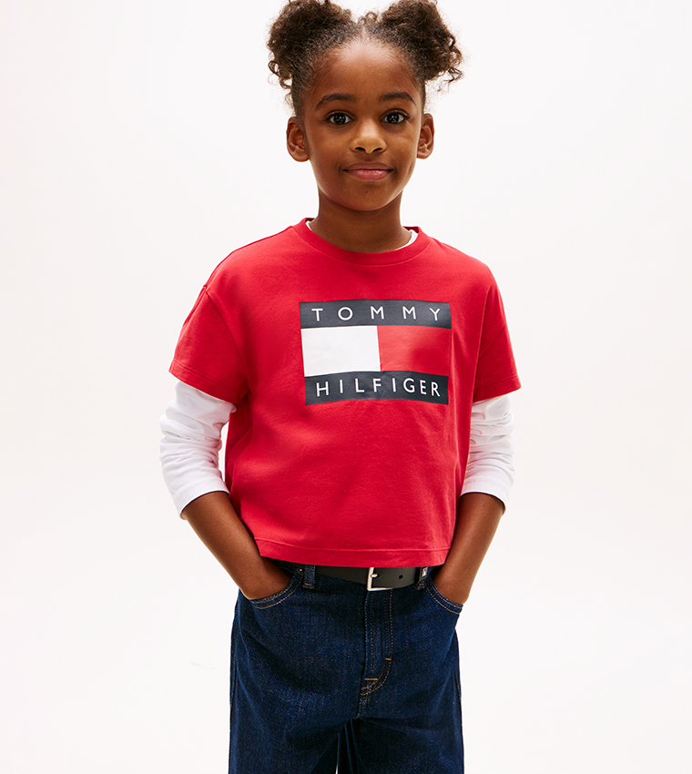 Logo Printed Crew Neck T-Shirt