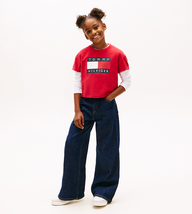 Logo Printed Crew Neck T-Shirt