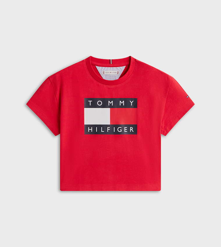 Logo Printed Crew Neck T-Shirt