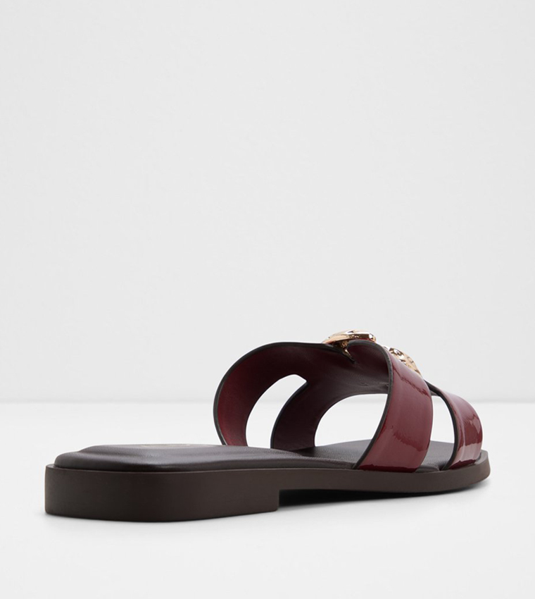 KHALI Open Toe Flat Sandals