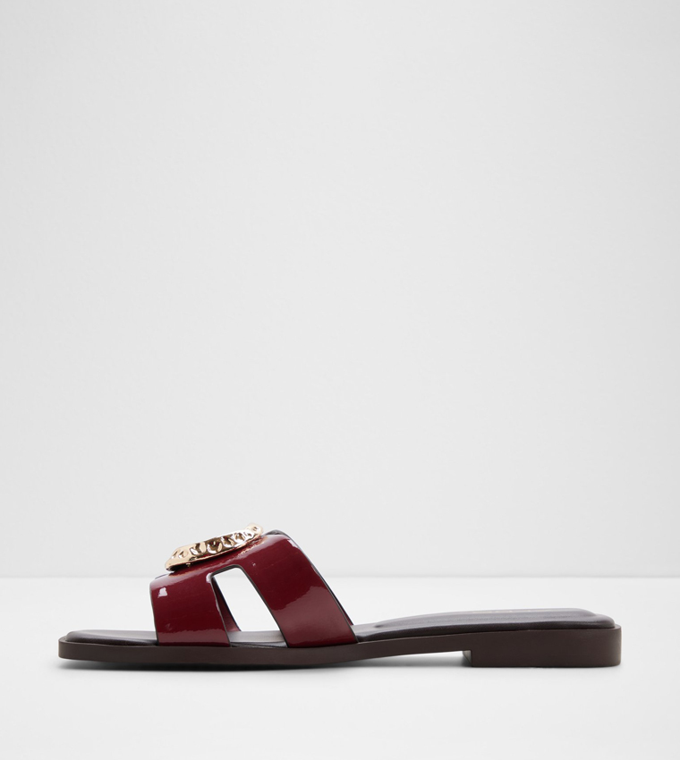 KHALI Open Toe Flat Sandals