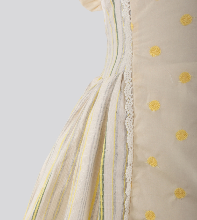 Embroidered Layered Dress