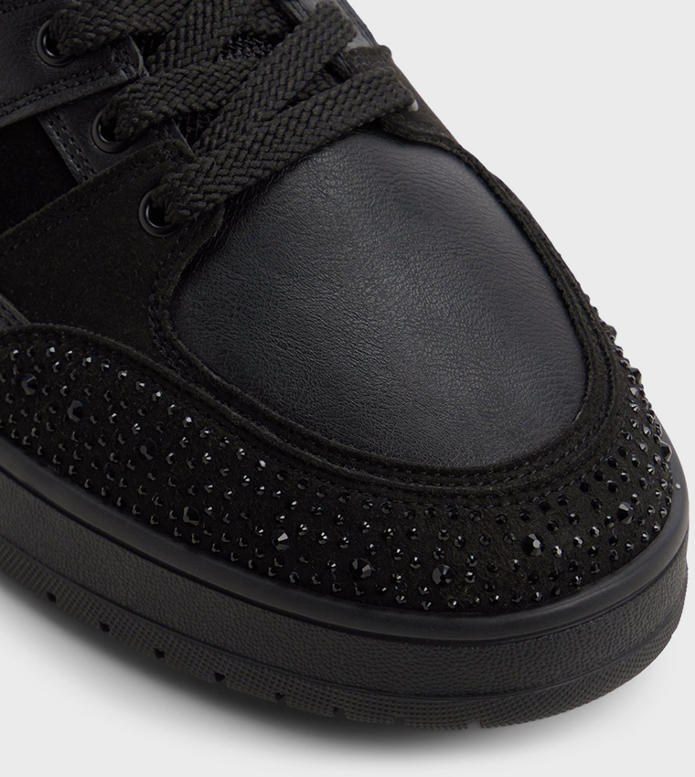 KIAN Embellished Lace-Up Sneakers