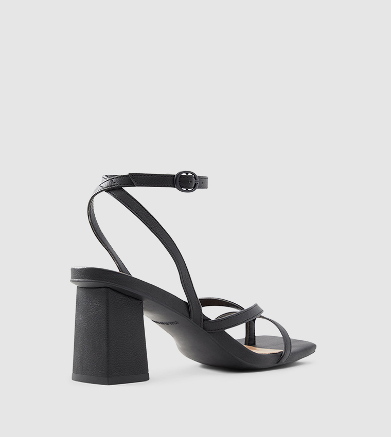 Buy Call It Spring Kianna Block Heel Sandal In Black | 6thStreet UAE