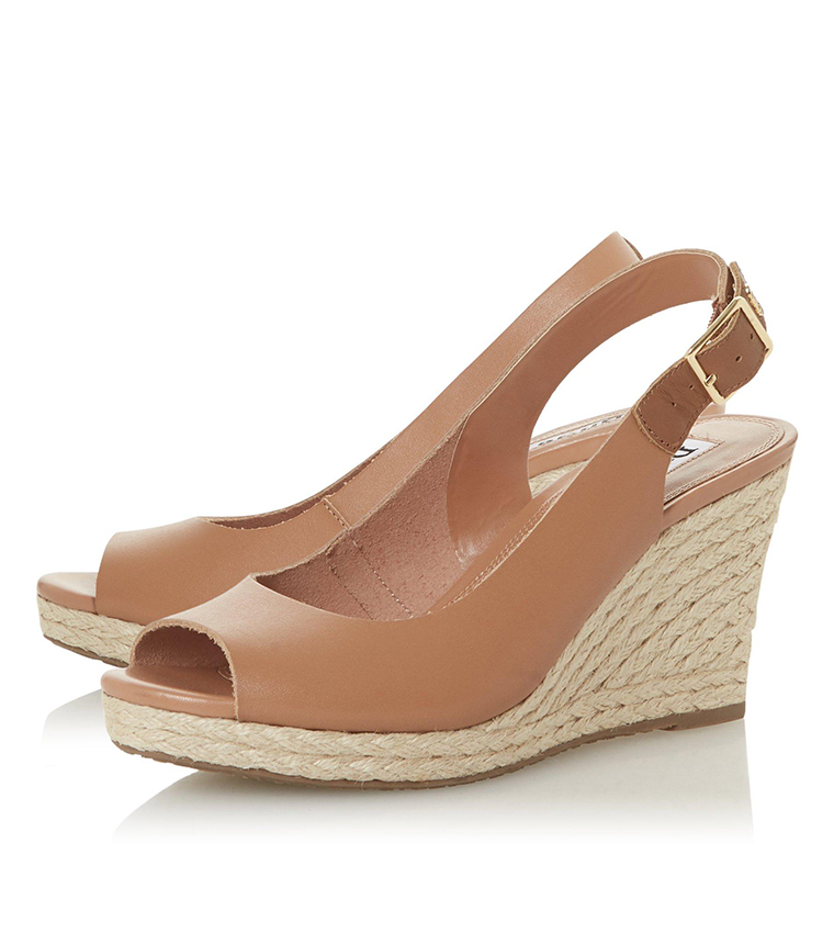 Buy Dune London Kicks 2 Unlined Slingback Esp Brown In Brown | 6thStreet  Saudi Arabia