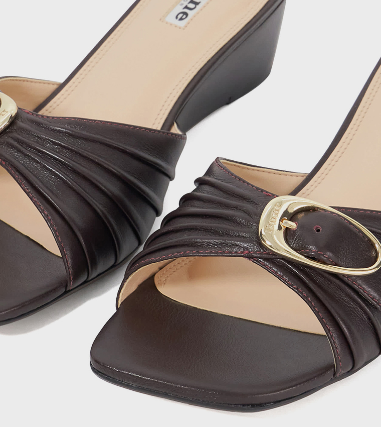 KLEO Open Toe Wedge Sandals