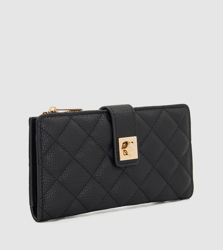 Buy Dune London KLINTONS Twist Lock Wallet In Black 6thStreet