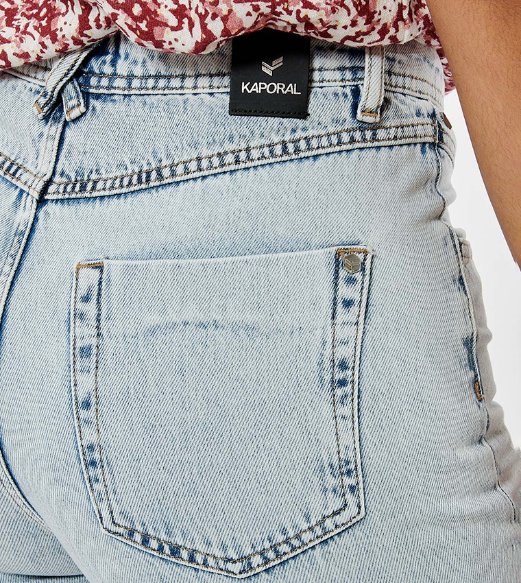 Mid-Rise Mom Fit Jeans