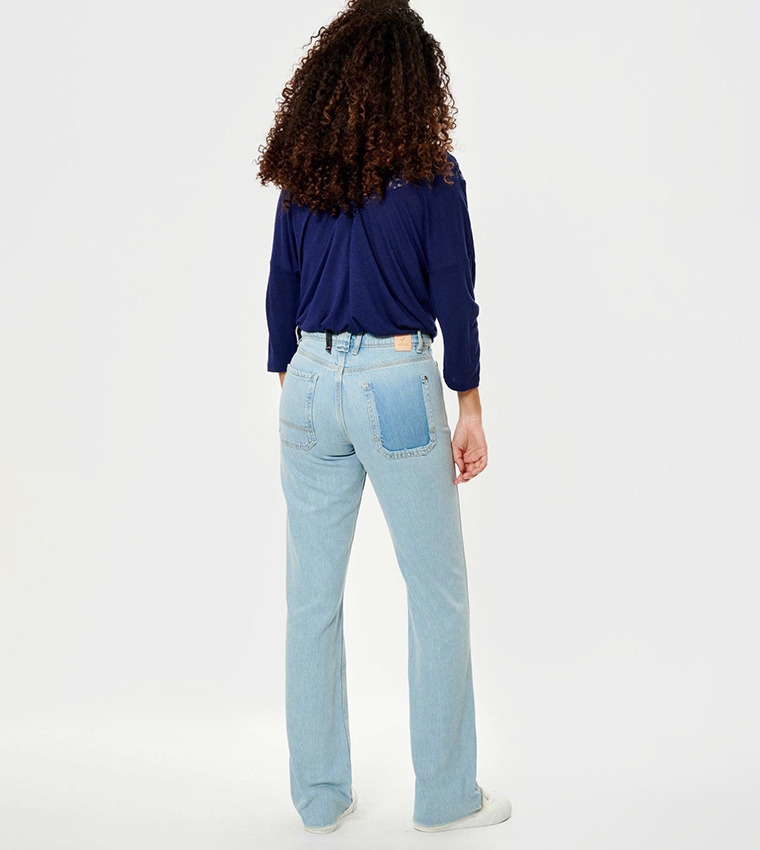 Mid-Rise Flared Jeans