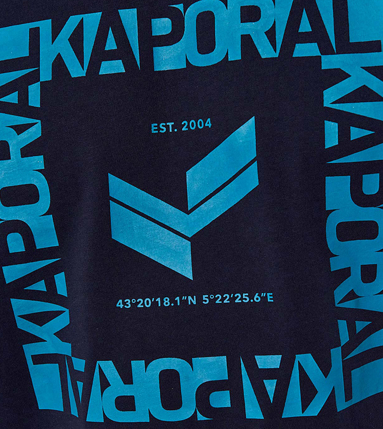 Printed Crew Neck Organic Cotton T-Shirt