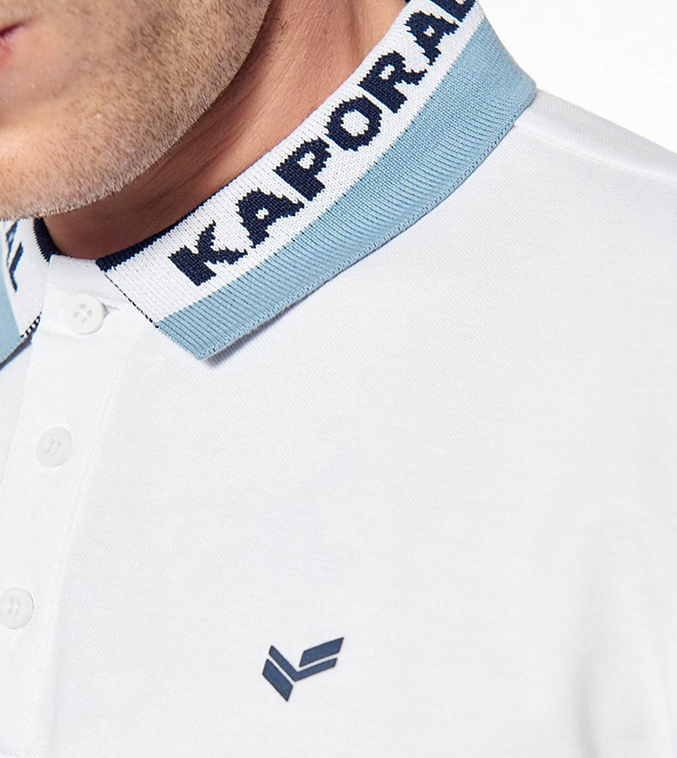 Logo Detail Short Sleeves Polo T-Shirt
