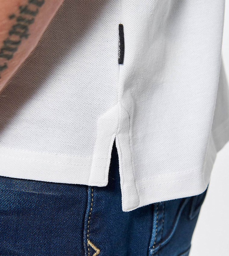 Logo Detail Short Sleeves Polo T-Shirt