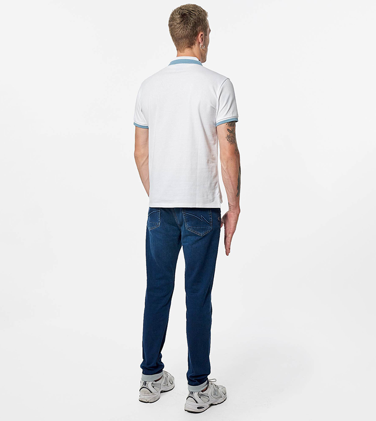 Logo Detail Short Sleeves Polo T-Shirt