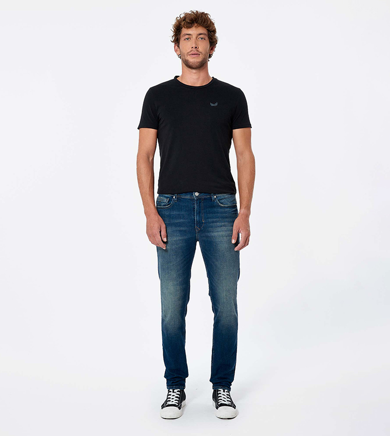 Mid-Rise Skinny Fit Jeans