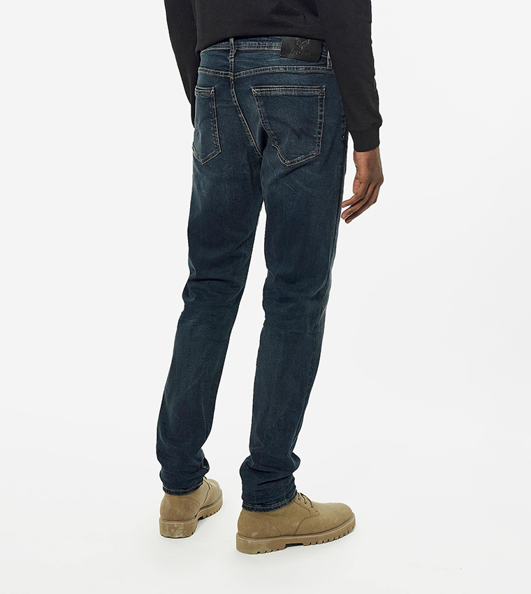 Mid-Rise Skinny Fit Jeans