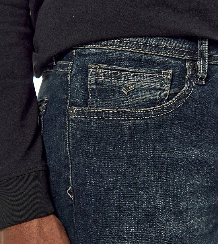 Mid-Rise Skinny Fit Jeans