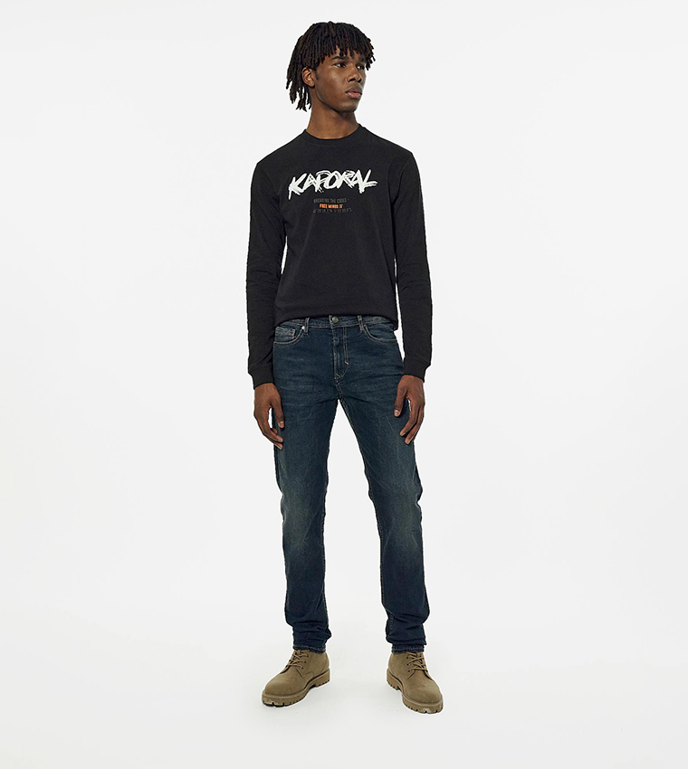Mid-Rise Skinny Fit Jeans