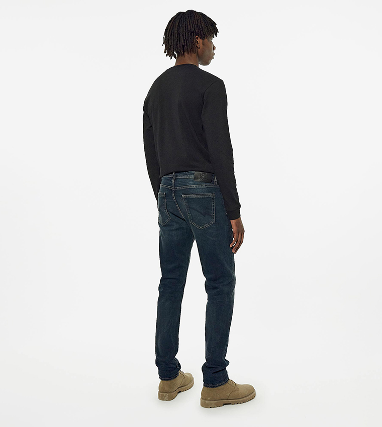 Mid-Rise Skinny Fit Jeans