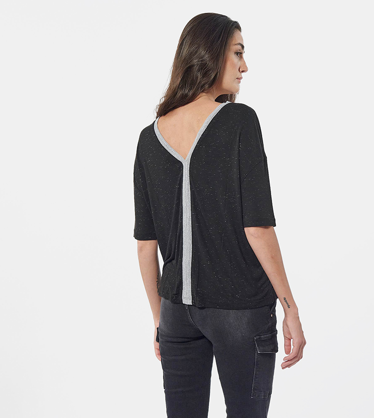 V-Neck Short Sleeves T-Shirt