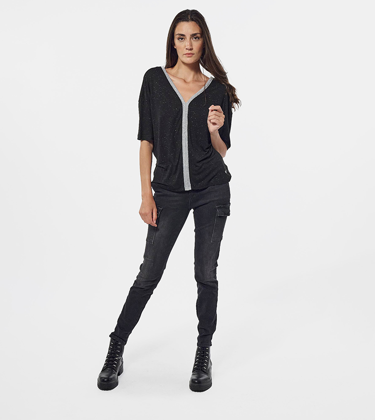 V-Neck Short Sleeves T-Shirt