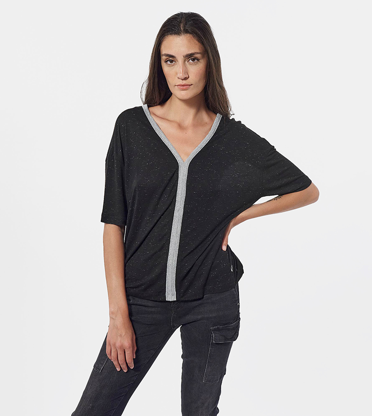 V-Neck Short Sleeves T-Shirt