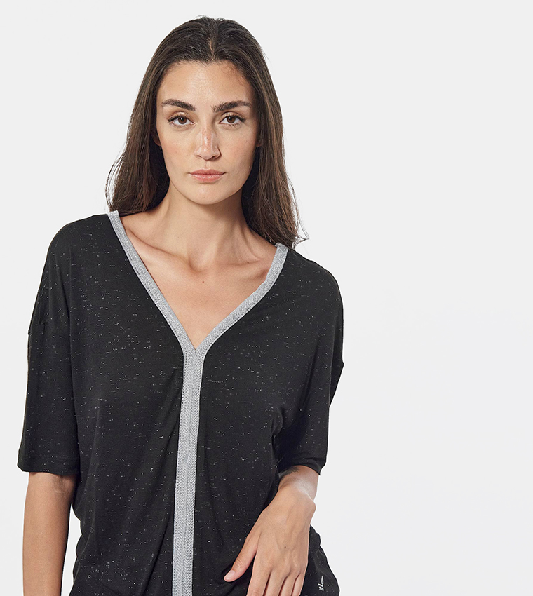 V-Neck Short Sleeves T-Shirt