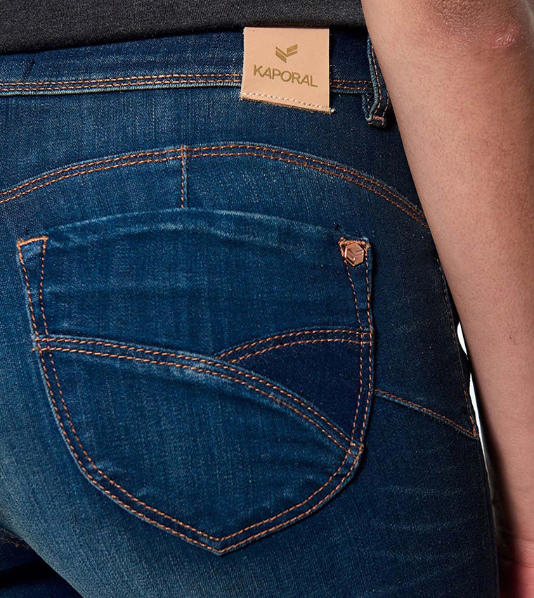Faded High Waist Skinny Fit Jeans