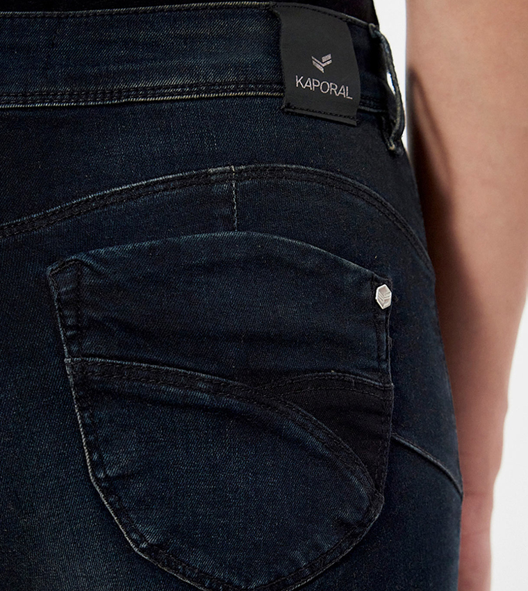 Faded High Waist Skinny Fit Jeans