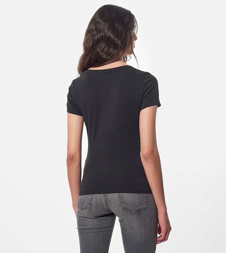 Brand Detail Short Sleeves T-Shirt