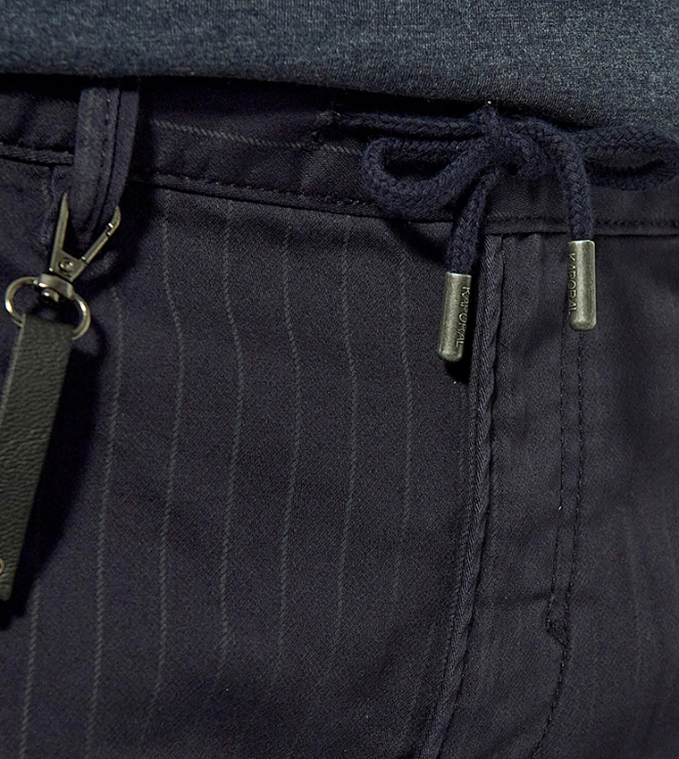 Striped Relaxed Fit Trousers