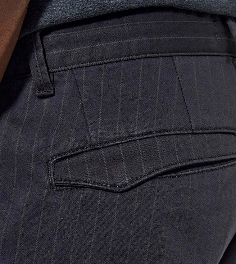 Striped Relaxed Fit Trousers