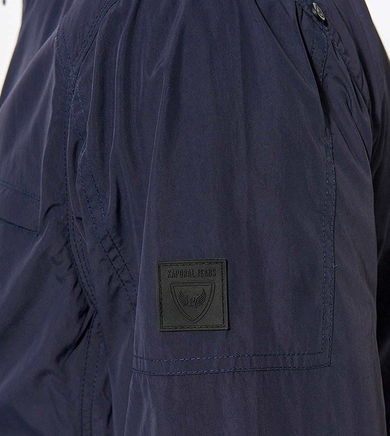 Mock-Neck Lightweight Windbreaker Jacket