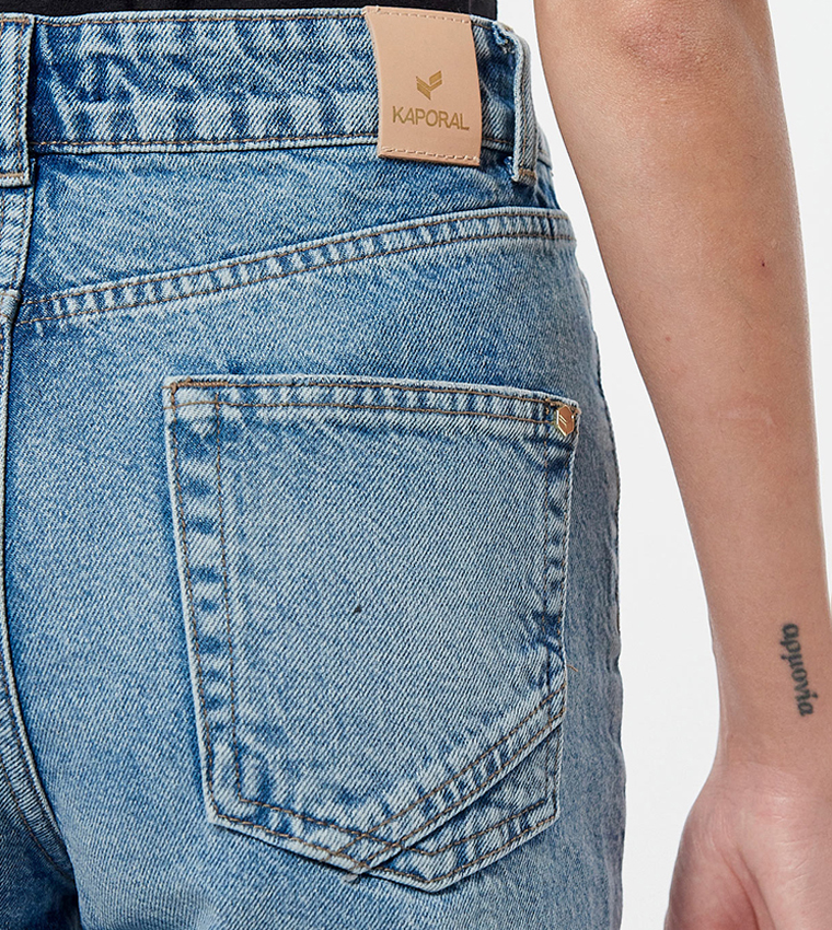 Solid Straight Jeans